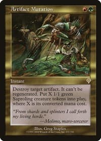 Artifact Mutation - Invasion - Magic: The Gathering card