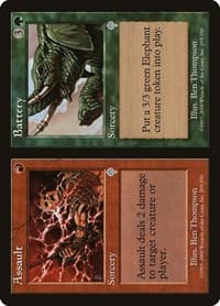 Assault // Battery - Invasion - Magic: The Gathering card