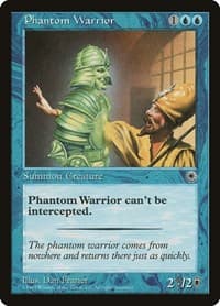 Phantom Warrior - Portal - Magic: The Gathering card