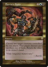 Barrin's Spite - Invasion - Magic: The Gathering card