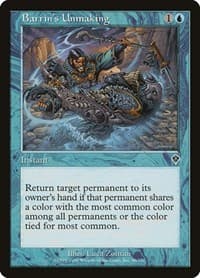 Barrin's Unmaking - Invasion - Magic: The Gathering card