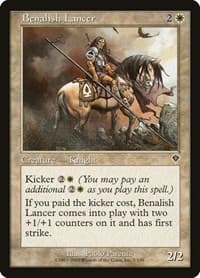 Benalish Lancer - Invasion - Magic: The Gathering card