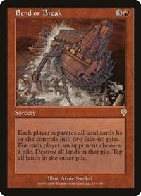 Bend or Break - Invasion - Magic: The Gathering card