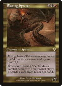 Blazing Specter - Invasion - Magic: The Gathering card