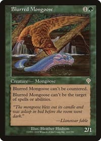 Blurred Mongoose - Invasion - Magic: The Gathering card
