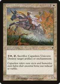 Capashen Unicorn - Invasion - Magic: The Gathering card