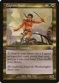 Captain Sisay - Invasion - Magic: The Gathering card