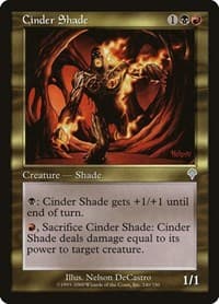 Cinder Shade - Invasion - Magic: The Gathering card