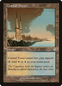 Coastal Tower - Invasion - Magic: The Gathering card
