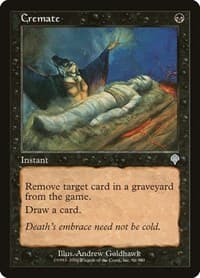Cremate - Invasion - Magic: The Gathering card