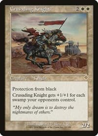 Crusading Knight - Invasion - Magic: The Gathering card
