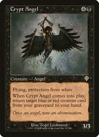 Crypt Angel - Invasion - Magic: The Gathering card