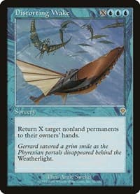 Distorting Wake - Invasion - Magic: The Gathering card