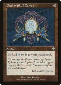 Drake-Skull Cameo - Invasion - Magic: The Gathering card