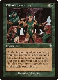 Elfhame Sanctuary - Invasion - Magic: The Gathering card