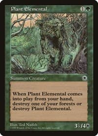Plant Elemental - Portal - Magic: The Gathering card