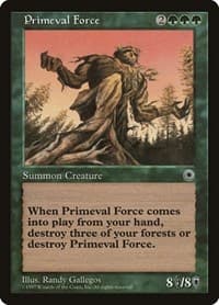 Primeval Force - Portal - Magic: The Gathering card