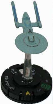 U.S.S. Excelsior - Star Trek: Tactics - Heroclix card