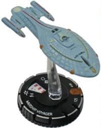 Warship Voyager - Star Trek: Tactics - Heroclix card