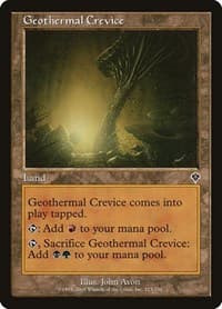 Geothermal Crevice - Invasion - Magic: The Gathering card