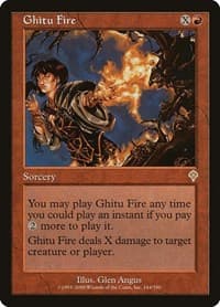 Ghitu Fire - Invasion - Magic: The Gathering card