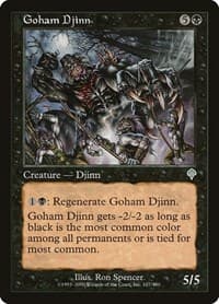 Goham Djinn - Invasion - Magic: The Gathering card