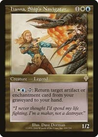 Hanna, Ship's Navigator - Invasion - Magic: The Gathering card