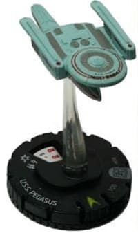 U.S.S. Pegasus - Star Trek: Tactics - Heroclix card