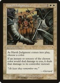 Harsh Judgment - Invasion - Magic: The Gathering card