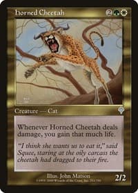 Horned Cheetah - Invasion - Magic: The Gathering card