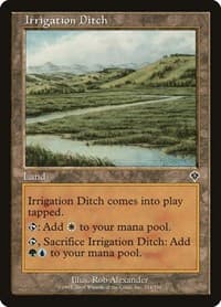 Irrigation Ditch - Invasion - Magic: The Gathering card
