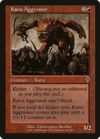 Kavu Aggressor - Invasion - Magic: The Gathering card