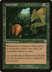 Kavu Lair - Invasion - Magic: The Gathering card