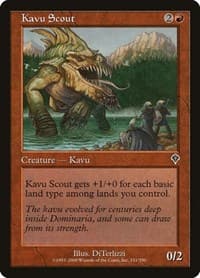 Kavu Scout - Invasion - Magic: The Gathering card