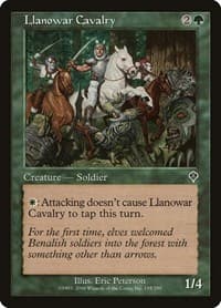 Llanowar Cavalry - Invasion - Magic: The Gathering card