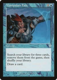 Manipulate Fate - Invasion - Magic: The Gathering card