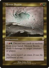 Meteor Storm - Invasion - Magic: The Gathering card
