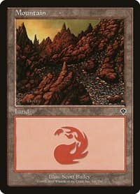 Mountain (346) - Invasion - Magic: The Gathering card