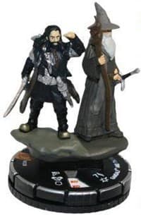 Gandalf and Thorin Oakenshield - The Hobbit: An Unexpected Journey - Heroclix card