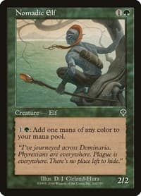 Nomadic Elf - Invasion - Magic: The Gathering card