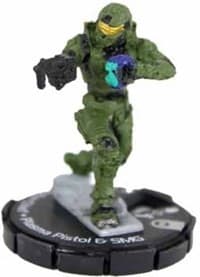Master Chief (Plasma Pistol/SMG) - Halo - Heroclix card