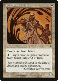 Obsidian Acolyte - Invasion - Magic: The Gathering card