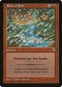 Rain of Salt - Portal - Magic: The Gathering card