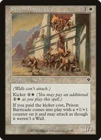 Prison Barricade - Invasion - Magic: The Gathering card