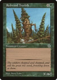 Redwood Treefolk - Portal - Magic: The Gathering card