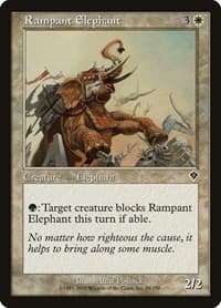 Rampant Elephant - Invasion - Magic: The Gathering card