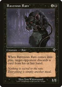 Ravenous Rats - Invasion - Magic: The Gathering card