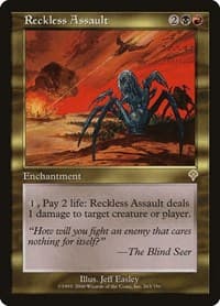 Reckless Assault - Invasion - Magic: The Gathering card