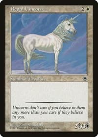 Regal Unicorn - Portal - Magic: The Gathering card