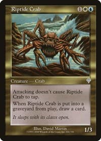 Riptide Crab - Invasion - Magic: The Gathering card
